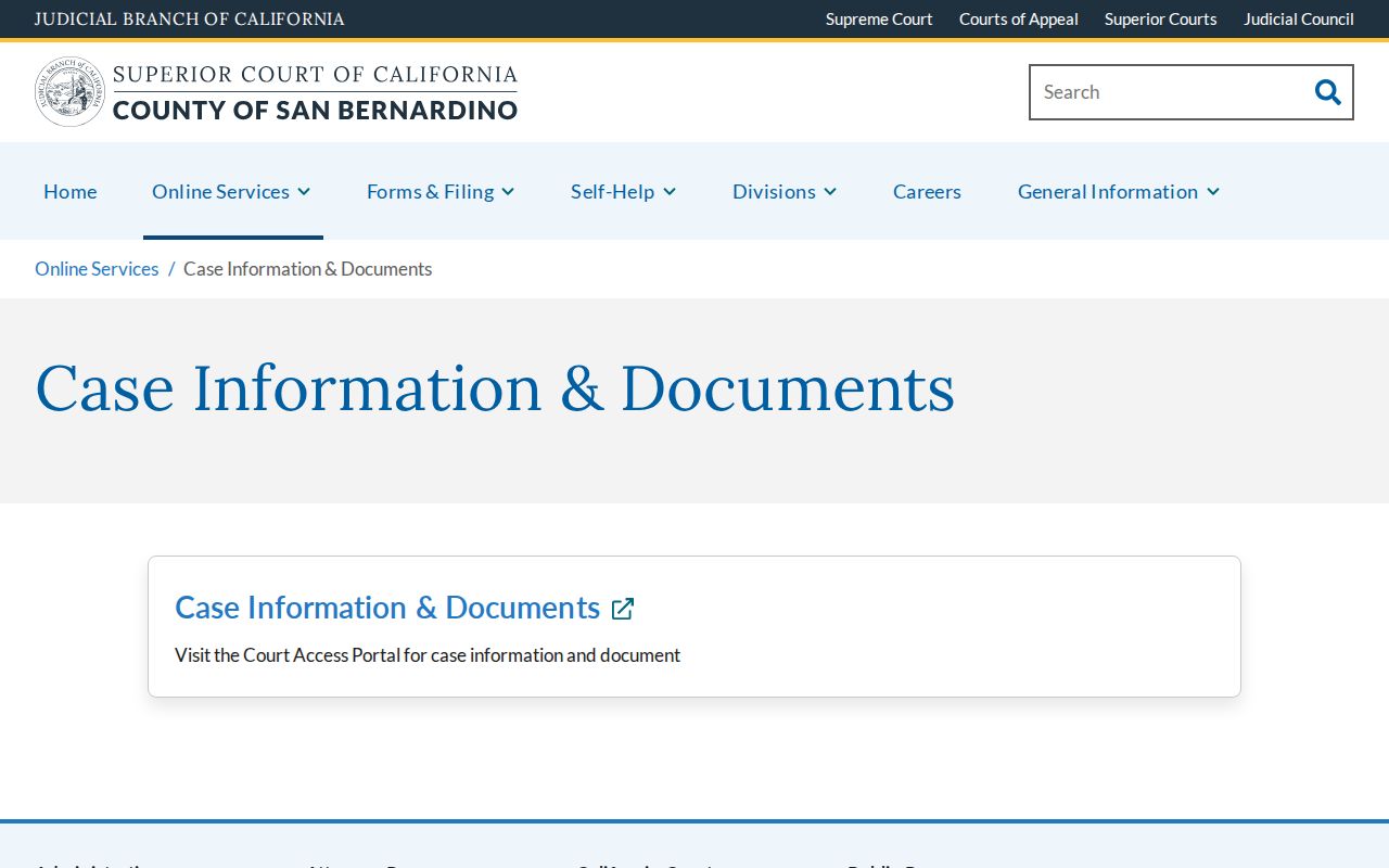 Upland people search through San Bernardino Superior Court records