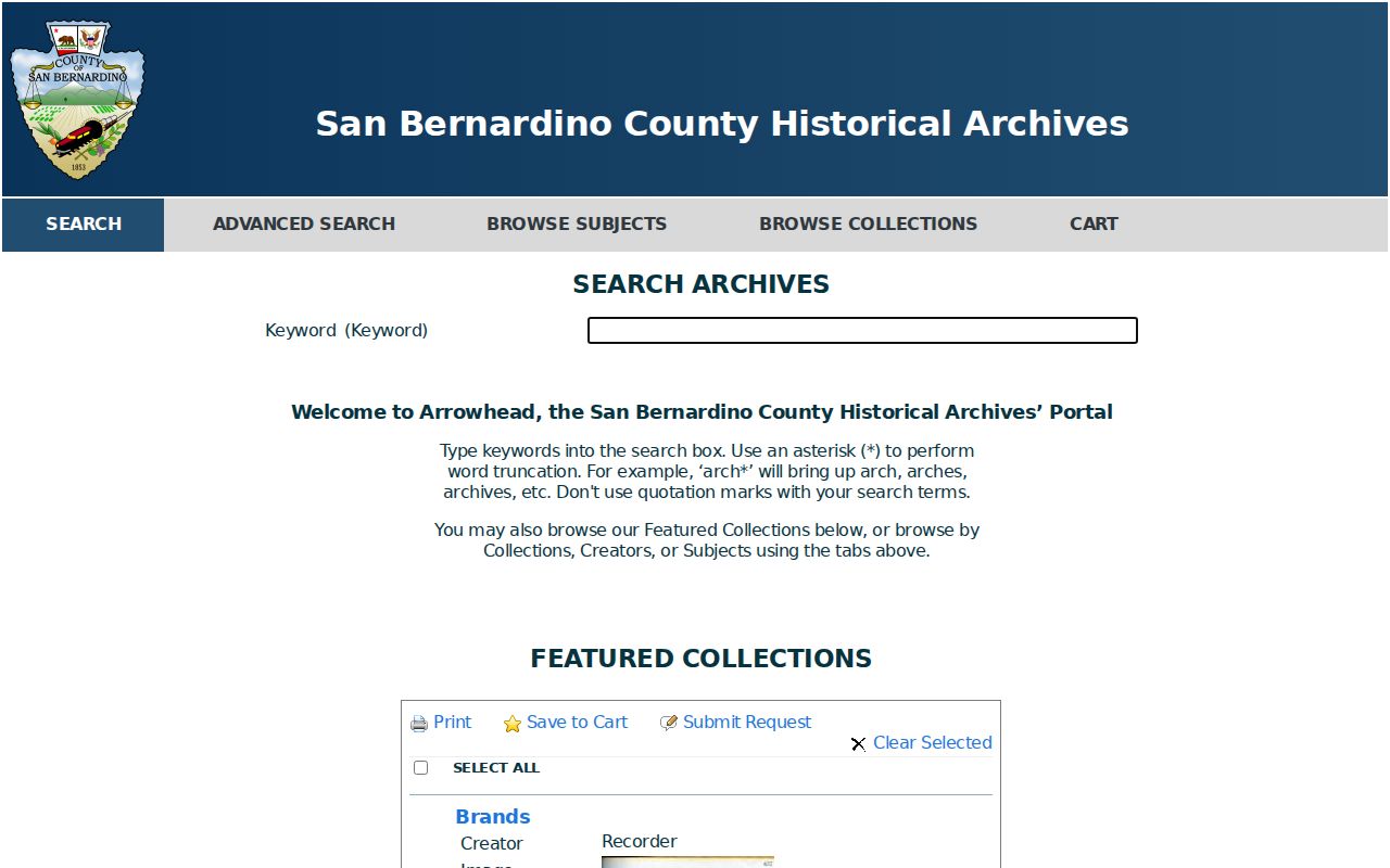 Upland public records research in San Bernardino County archives